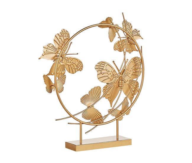 Beliani Figura decorativa BERYLLIUM Dorado