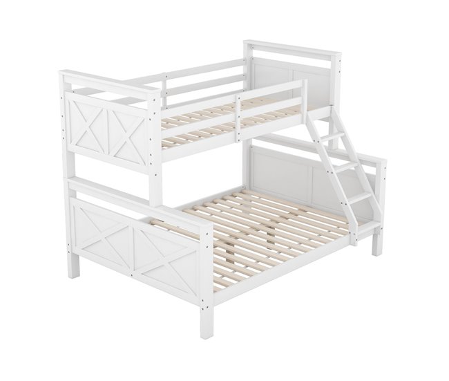 Cama litera 145x205 Blanco