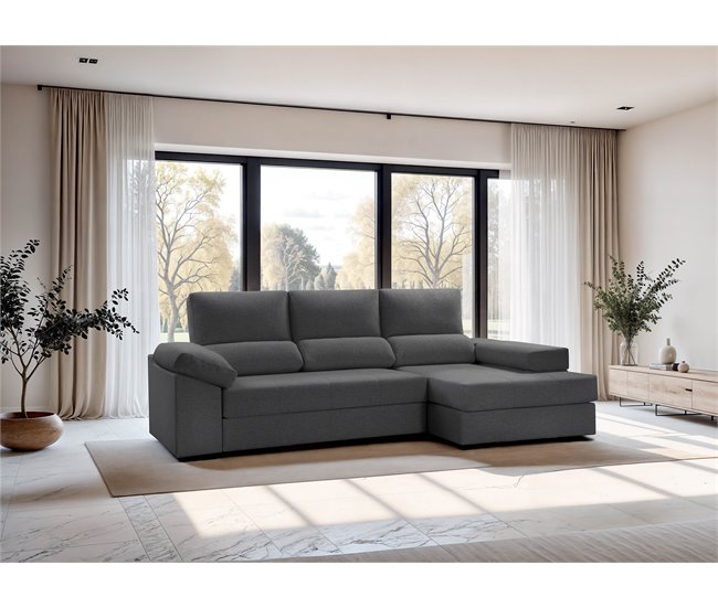 Chaise longue ALISON Gris Oscuro