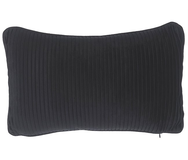 Beliani Cojín decorativo GUDARI 30x50 Negro