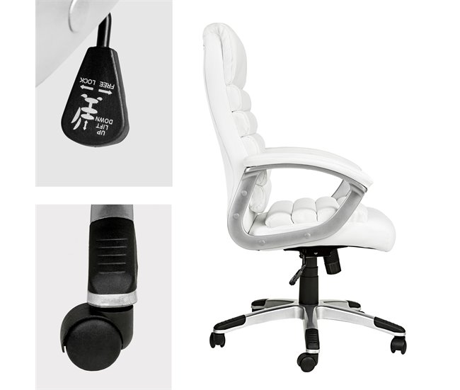Silla de oficina Blanco