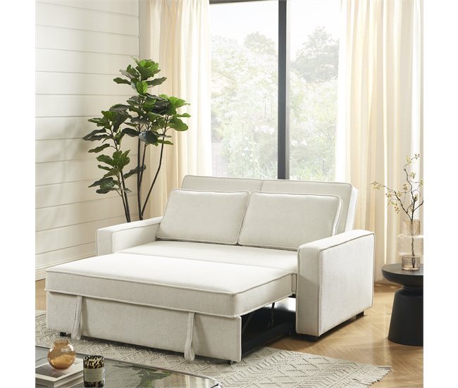 Sofá cama 2 plazas LOLA Beige