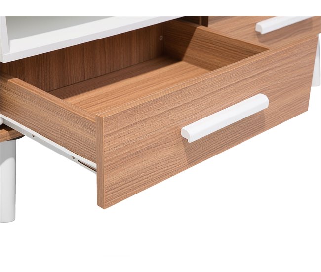 Beliani Mesa de centro ALLOA 60x100 Marron