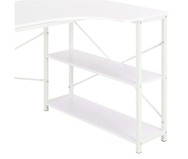 Escritorio Industry  estantes Blanco
