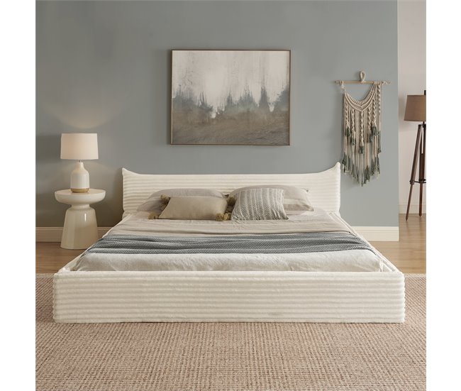 Camas de matrimonio 163x217 Beige