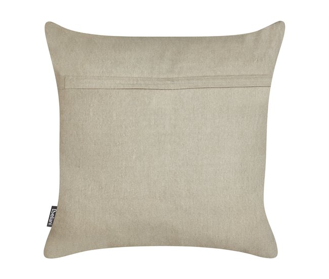 Beliani Cojín decorativo VELLEIA Gris