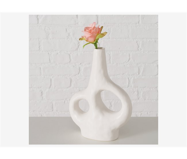 Jarrón decorativo TELONY marca BOLTZE Blanco