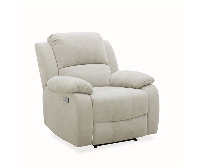 Sillón relax eléctrico RYAN Gris Claro