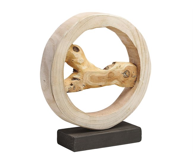 Beliani Figura decorativa OCAMPO Marron