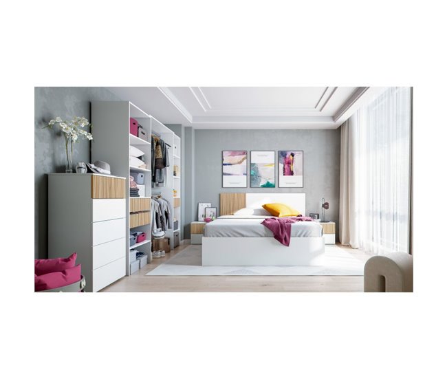 Armario vestidor Ethna Blanco