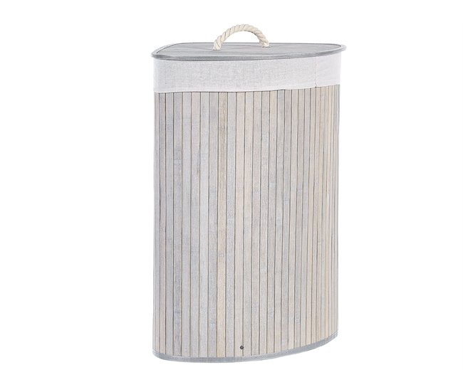 Beliani Cestas para la ropa MATARA Gris Claro