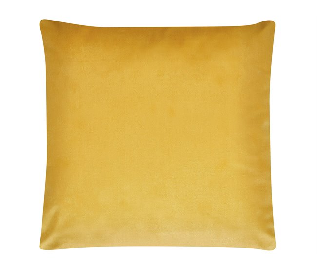 Beliani Cojín decorativo PINUS 45x45 Amarillo