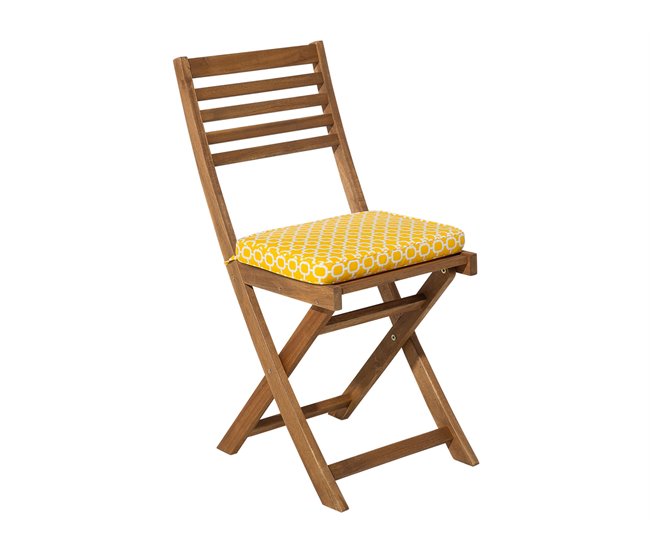 Beliani Conjunto de balcón FIJI Amarillo