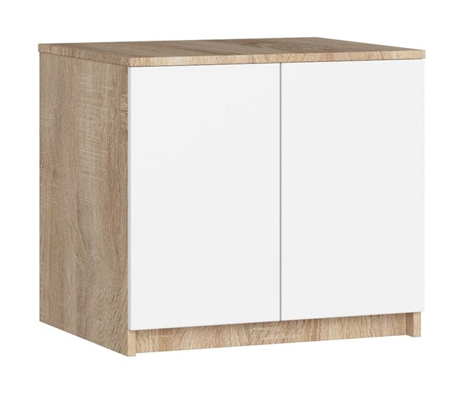 Módulo de armario AKORD S60 Extensión 60 Blanco/ Madera