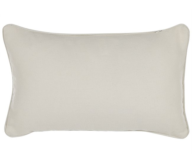 Beliani Cojín decorativo HELIOTROPE 30x50 Blanco