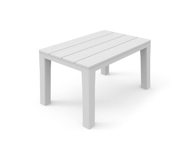 Banqueta de exterior Nailu 39x60 Blanco