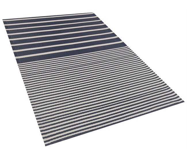 Beliani Alfombra de exterior HALDIA 120x180 Azul