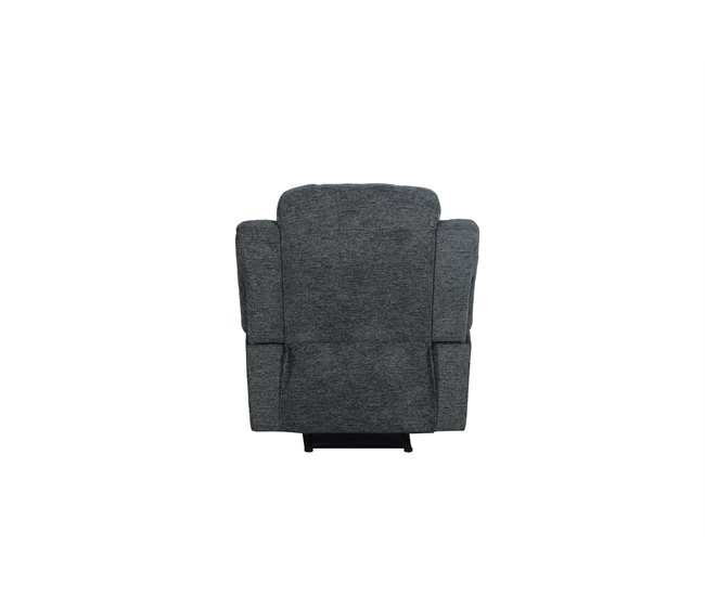 Sillón ALYSA relax manual gris oscuro Gris Oscuro