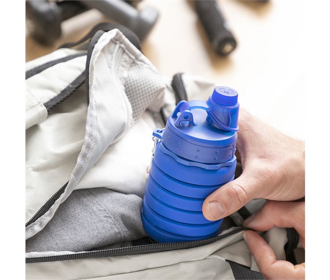 Botella Plegable de Silicona 8435527817725 Azul
