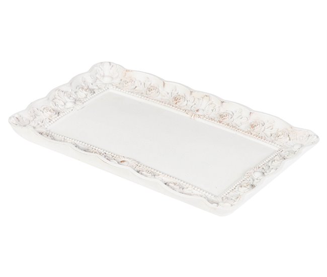 Bandeja Resina Adda Home Blanco