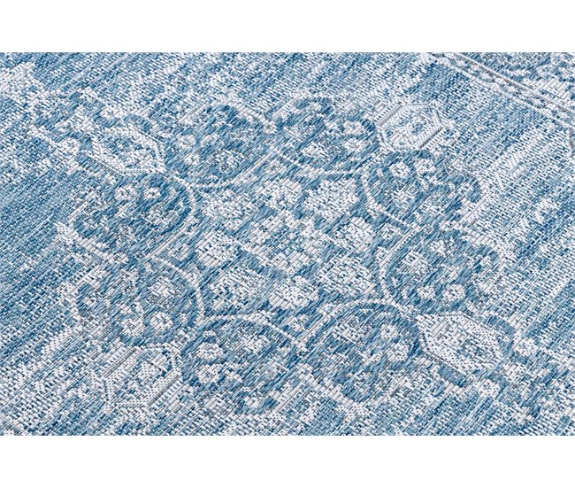 Alfombra de cuerda sisal LOFT 21213 Ornamento 60x110 Azul