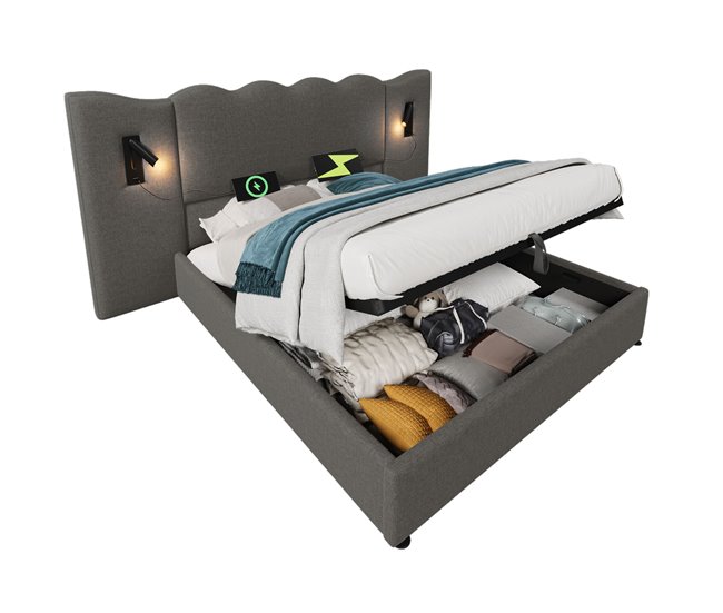 Canapés abatibles Gris