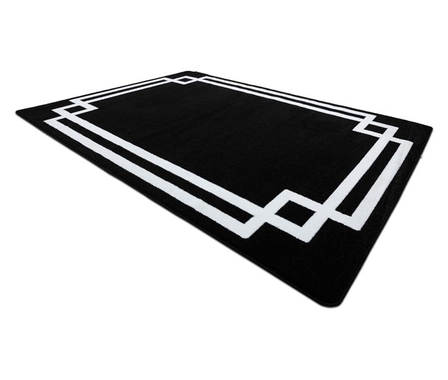 Alfombra HAMPTON Lux 80x150 Negro