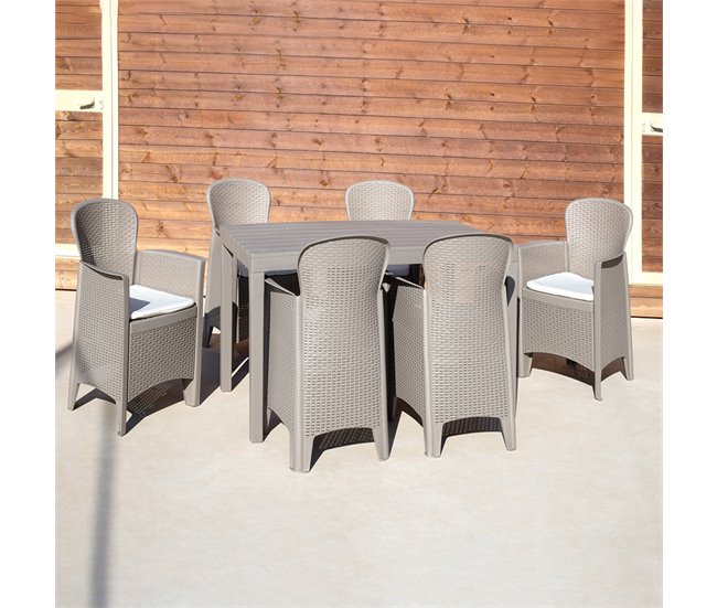 Sillones Exterior -Set 4ud - Durban Negro