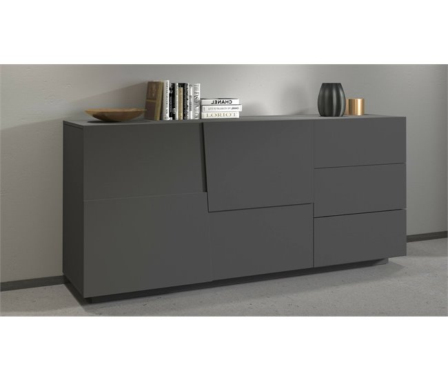 Aparador efecto madera 180 Antracita