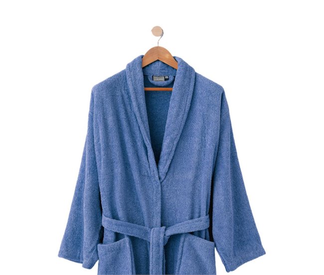 Albornoz Ducha Baño Azul