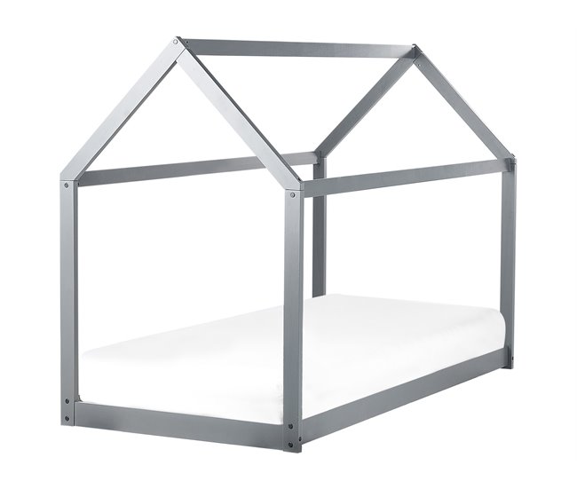 Beliani Cama infantil Madera de pino TOSSE 98x200 Blanco