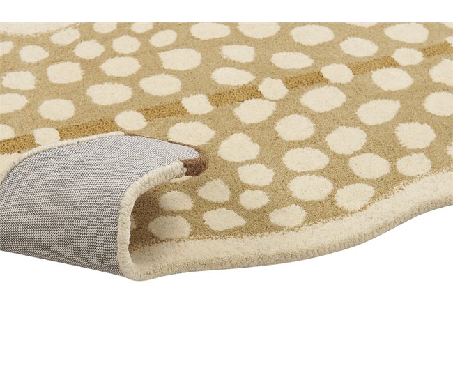 Beliani Alfombra para niños YONA Beige