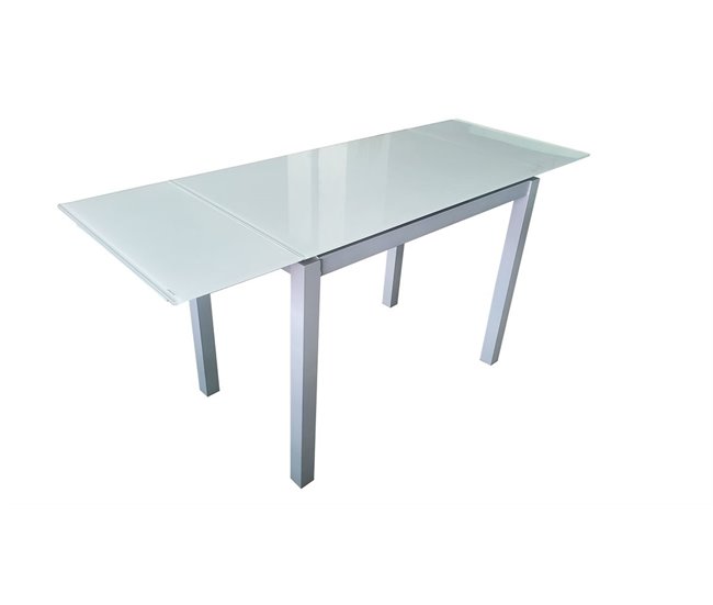 Mesa de cocina extensible_DIAMOND II Blanco