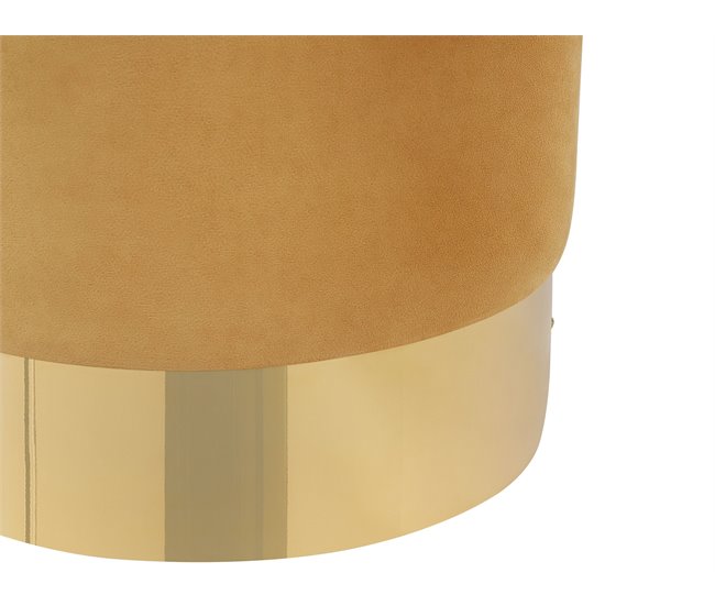 Beliani Puf SOPHIA Azul Marino