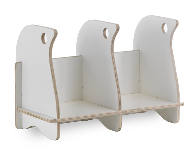 Barra de pie de madera contrachapada Blanco