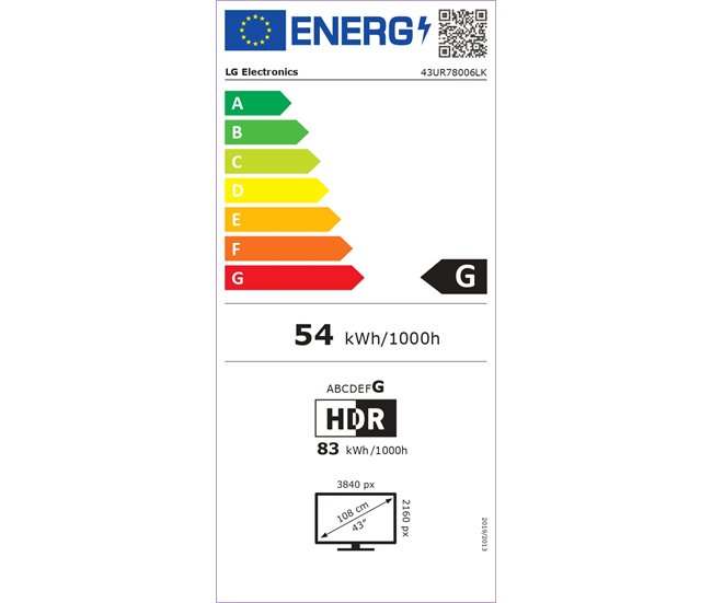 TV LG UR78006LK Smart TV Negro