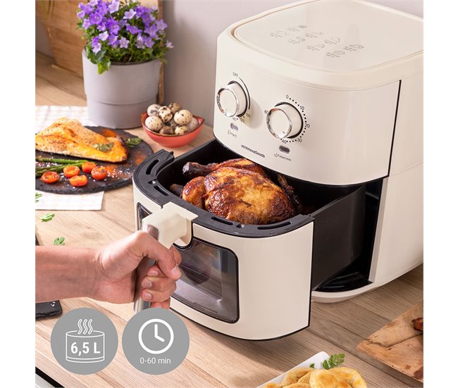 Freidora sin Aceite Vynner Pro 6500 Crema
