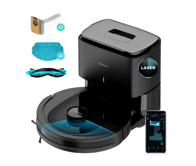 Robot Aspirador Conga 7490 Ultimate Home X-Treme Cecotec Negro