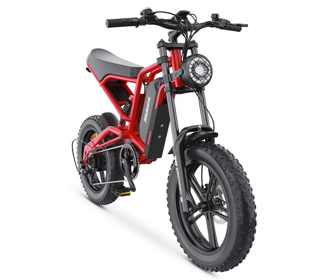 Hidoes HD-B6 Bicicleta Eléctrica - Motor 1200W Batería 48V15.6AH Rojo