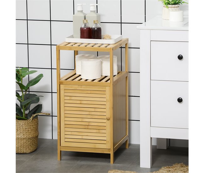 Estantería para Baño Bambú kleankin, hogar - baño 33 Marron