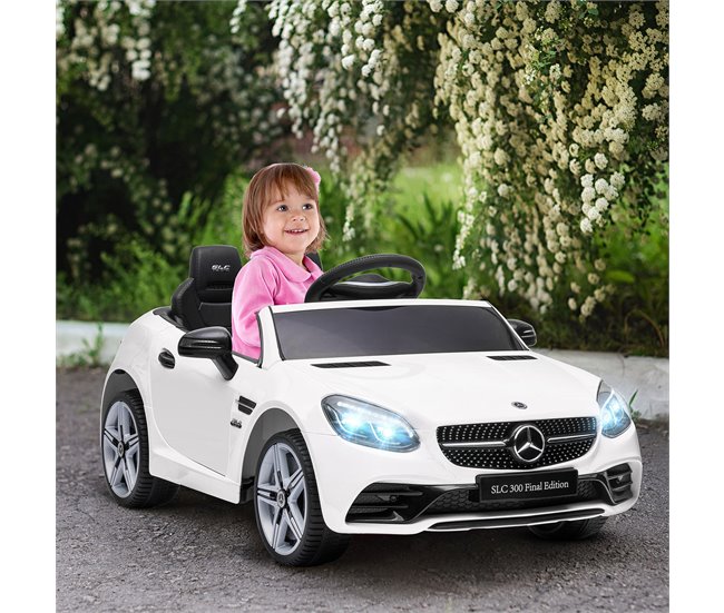 Coche Eléctrico Infantil PP, Metal AIYAPLAY Blanco