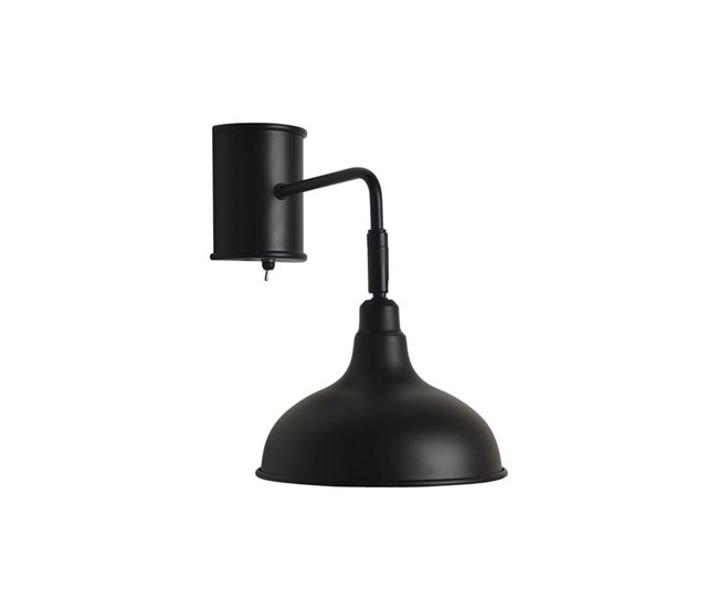 Aplique metal negro LINCOLN 40W Negro
