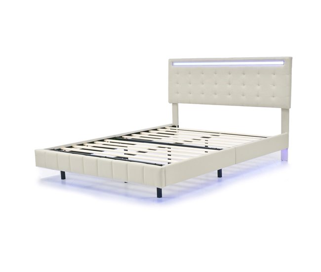 Marco de la cama Beige