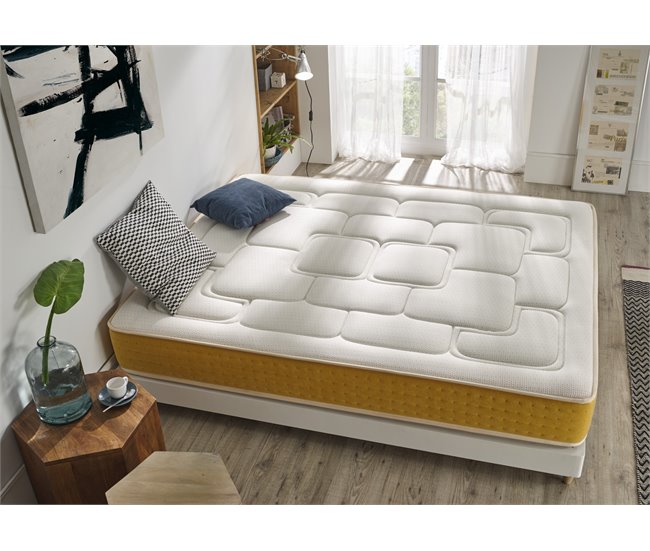 Colchón Visco Luxury Elite Gold H30 Firmeza Media - Alta 