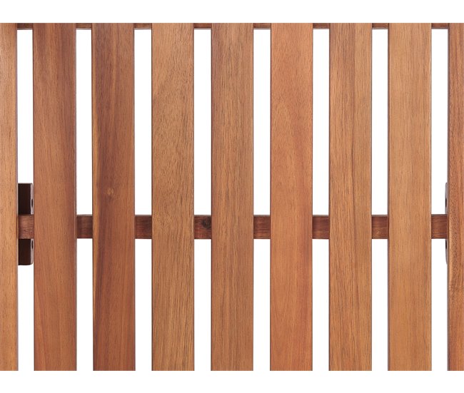 Beliani Banco Madera de acacia TREIA Marron