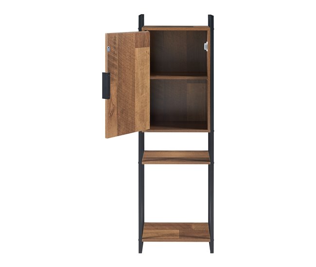 Mueble de baño auxiliar Namsskogan con compartimentos Nogal