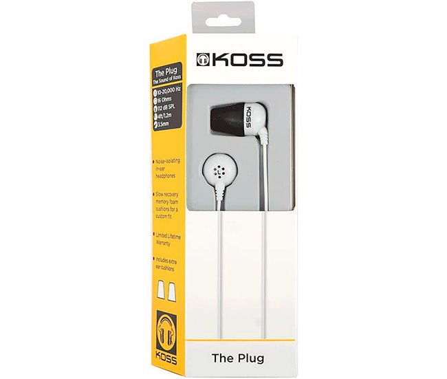 Auriculares con cable KOSS Plug B Classic Azul