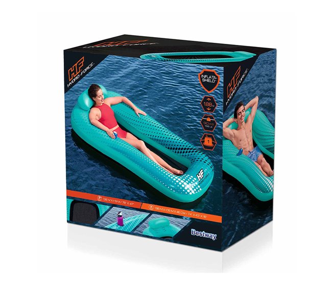 Colchoneta Hinchable Hydro-Force Azul