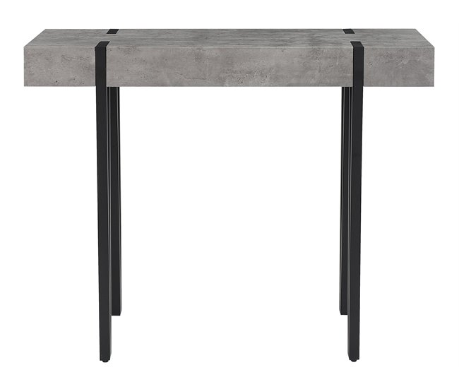 Beliani Mesa auxiliar ADENA 100 Gris Claro