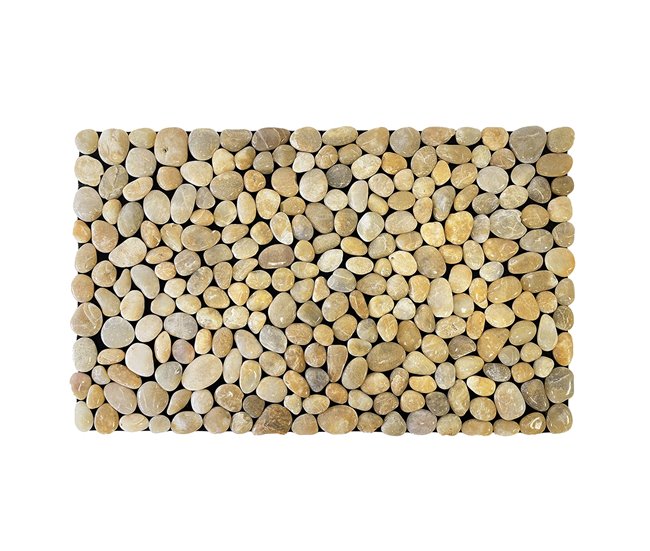 Acomoda Textil – Felpudo Natural Ecológico. 40x65 Amarillo